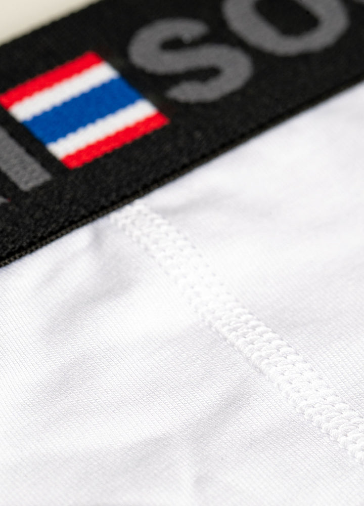 Hvide boxershorts i bambus til mænd 5