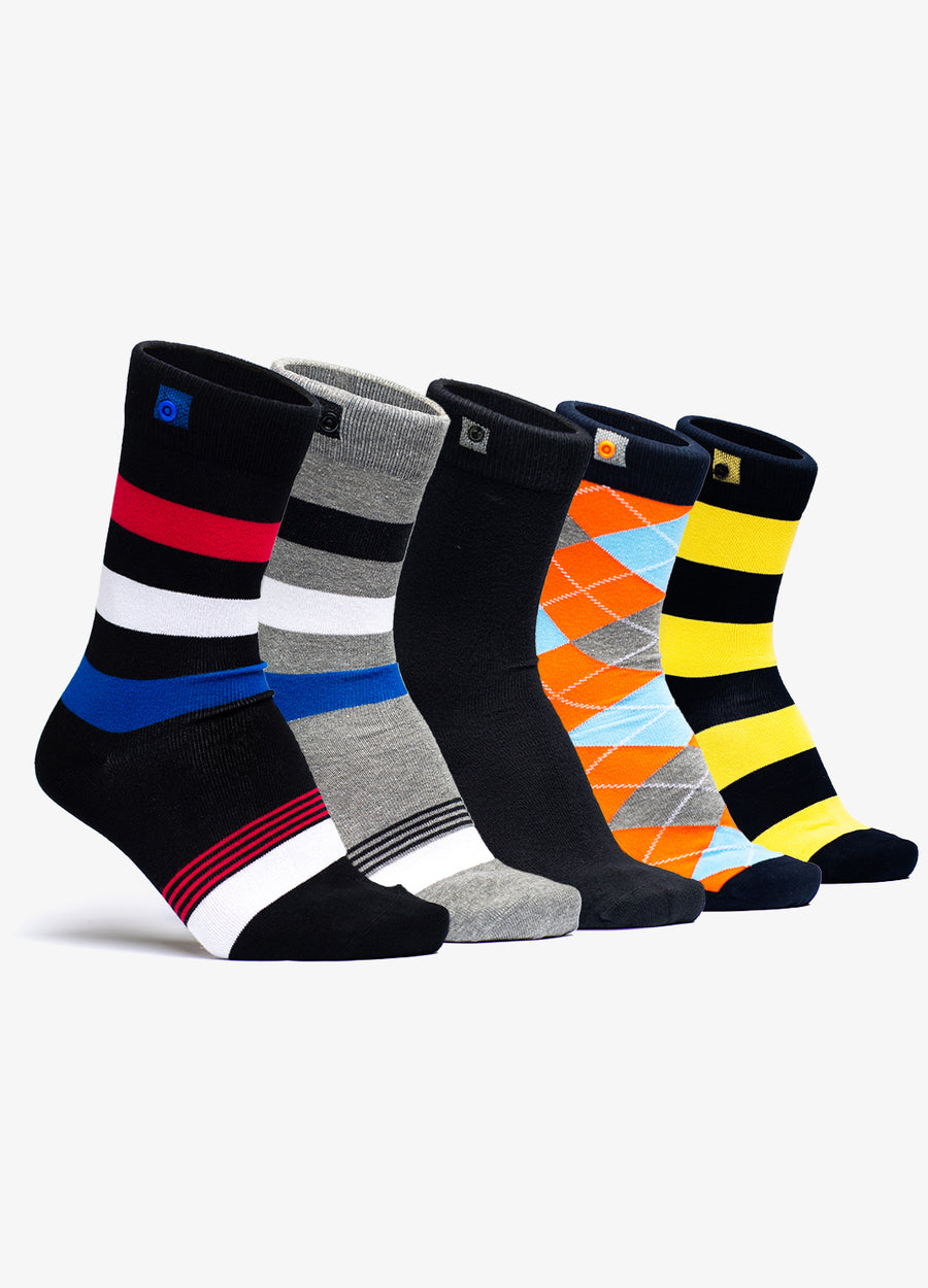 Winter Classic Mix – 5-Pak Juleedition i Økologisk Bomuld