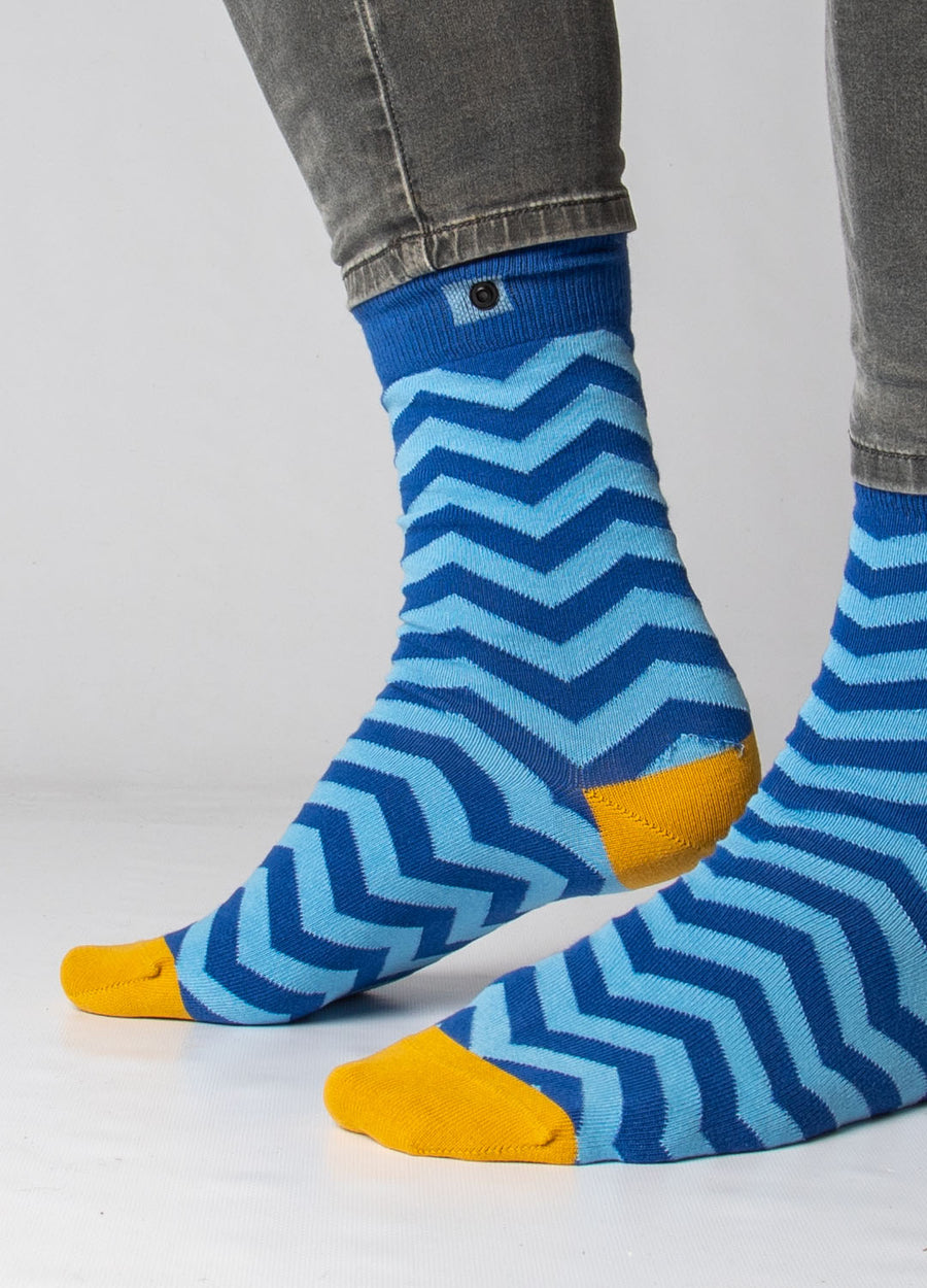 Bold Winter Lines – 3-Pak Økologiske Herrestrømper