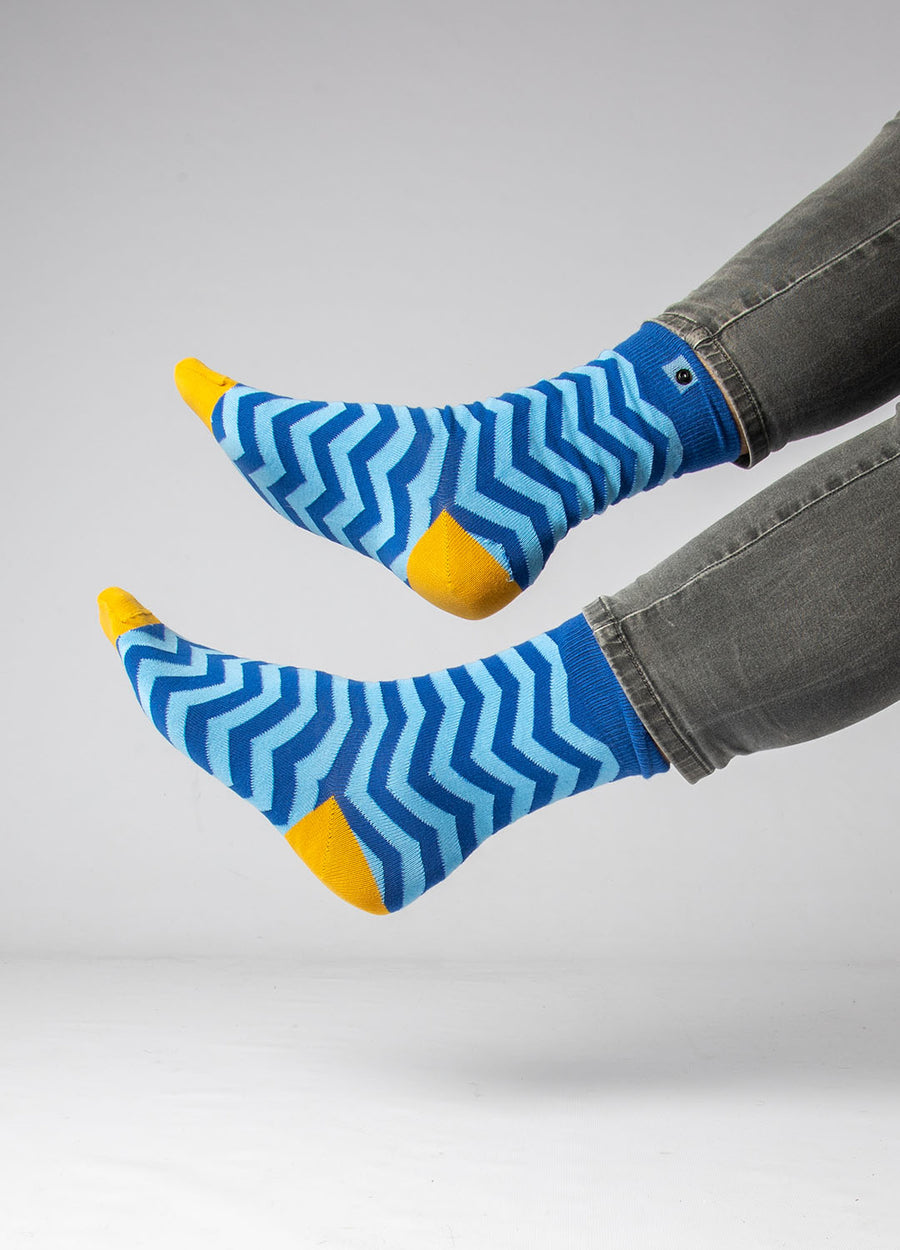 Bold Winter Lines – 3-Pak Økologiske Herrestrømper