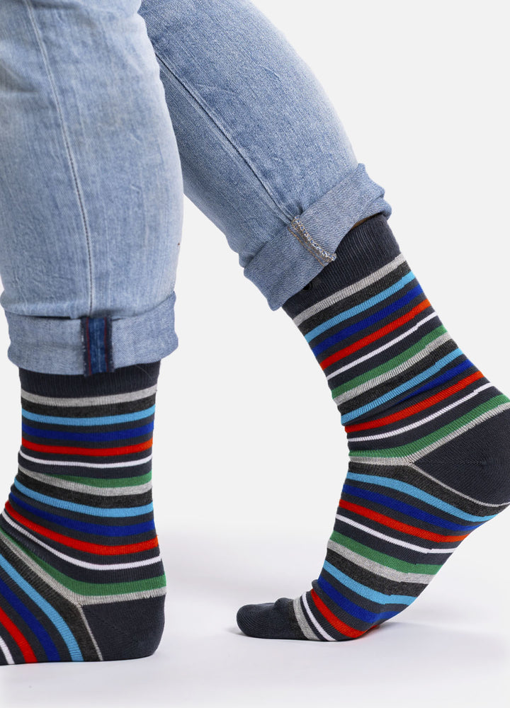 Sedna | Bambusstrømper med striber