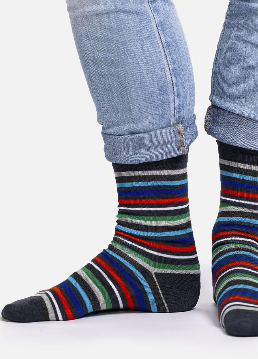 Sedna | Bambusstrømper med striber