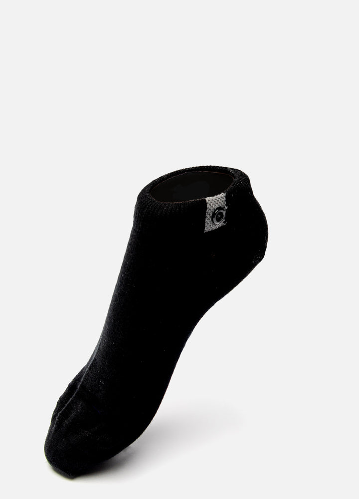 Sorte ankelstrømper i økologisk bomuld 5