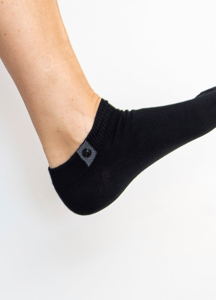 Sorte ankelstrømper i økologisk bomuld 4