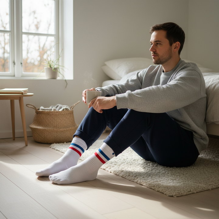 5 Pak | Klassik Tennisstrømper | Str. 41-46