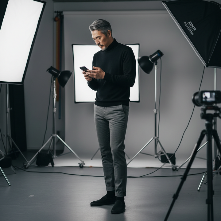 Sorte Bomuldsstrømper | Sort knap | 41-47