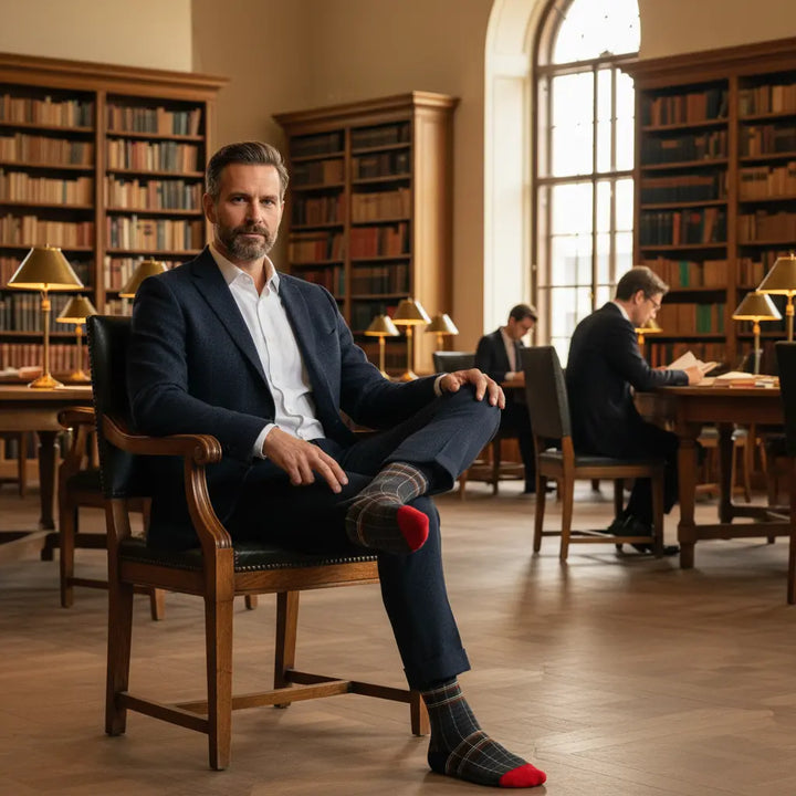 Cecania – Klassisk herrestrømpe SockiSocki