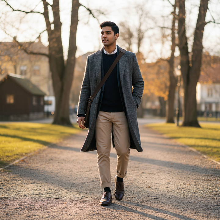 Sorte Bomuldsstrømper | Orange knap | 41-47