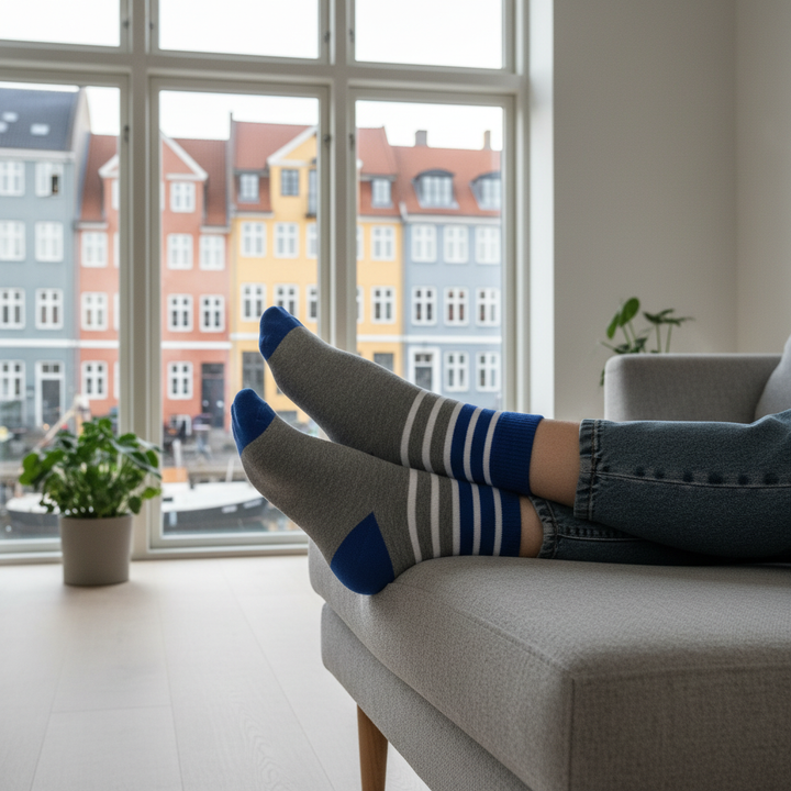 Duke | Strømper med striber