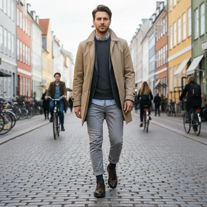 Eadda strømper i økologisk bomuld | Klassiske striber & smart knap SockiSocki