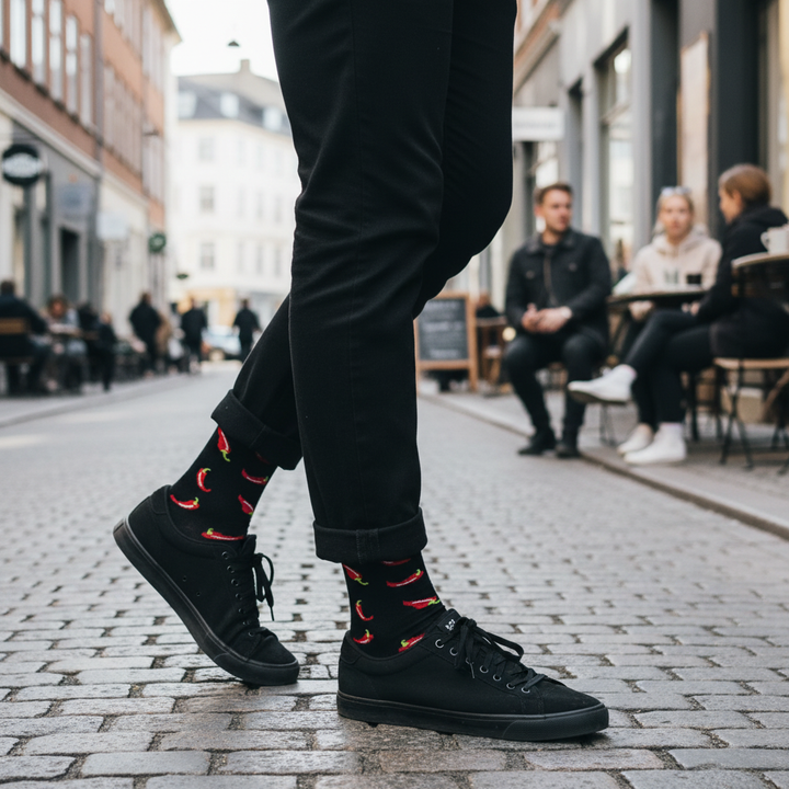 Chili | Strømper med chili