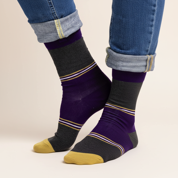 Joccoa – økologiske bomuldsstrømper med sporty elegance & knap