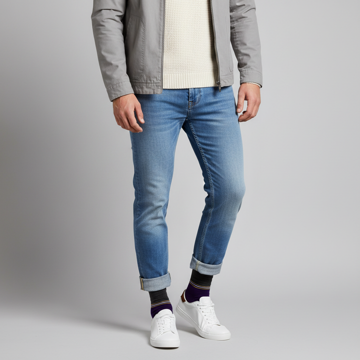 Joccoa – økologiske bomuldsstrømper med sporty elegance & knap