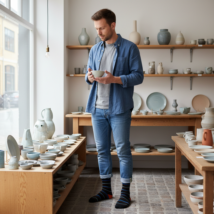 Manka – Økologisk bomuldsstrømpe