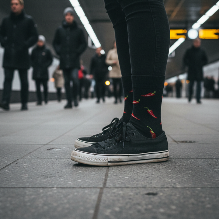 Chili | Strømper med chili