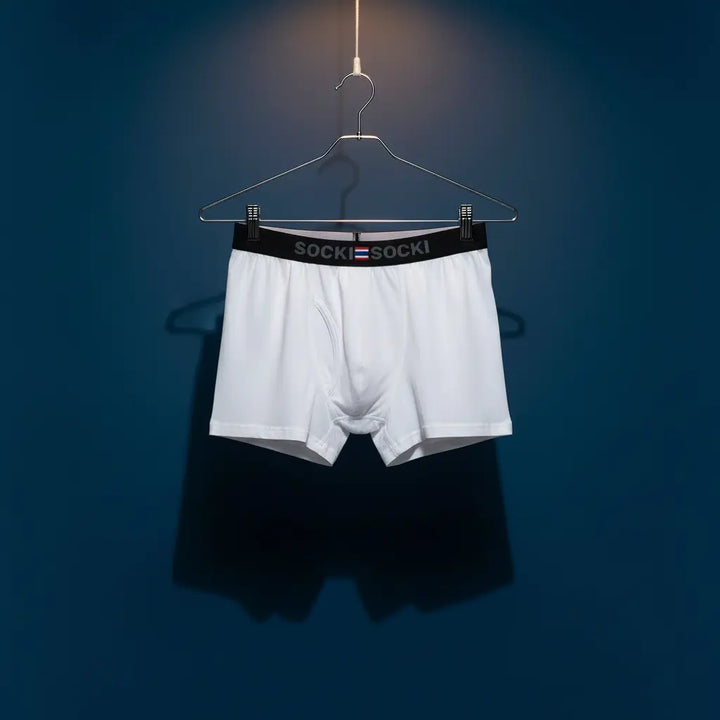 3 Pak | Boxershorts Hvid | L SockiSocki