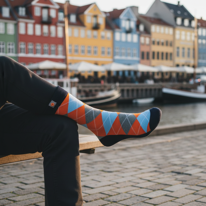 Harper | Orange strømper