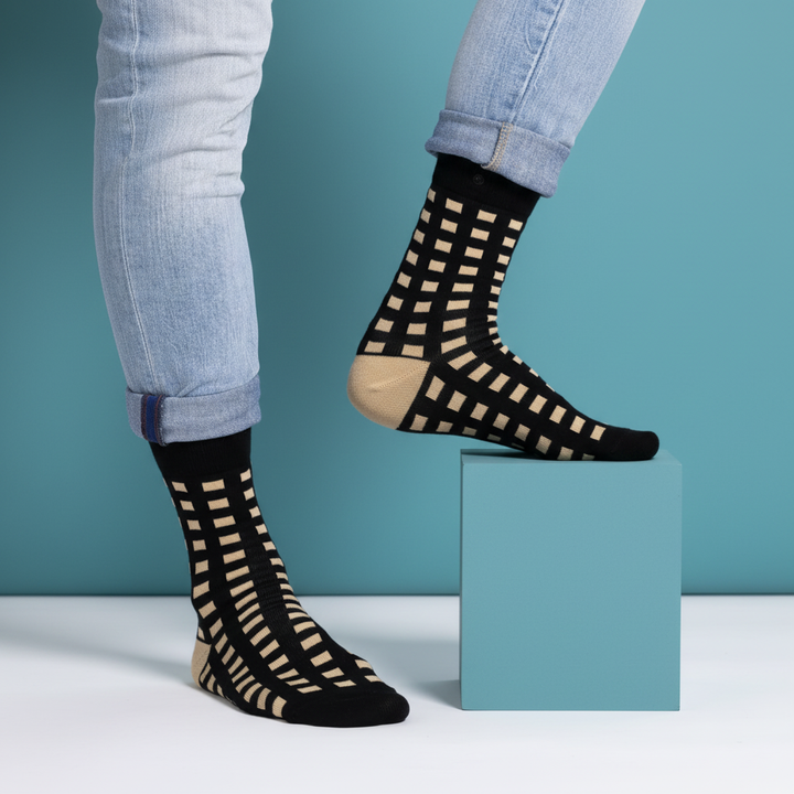 Ofa | økologiske bomuldsstrømper mønster & knap