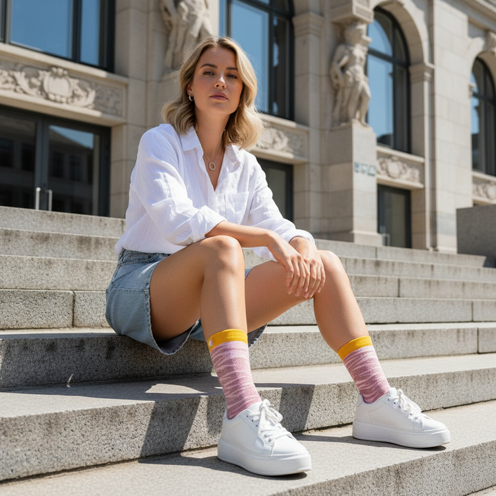 Jupiter | Lyserød strømper