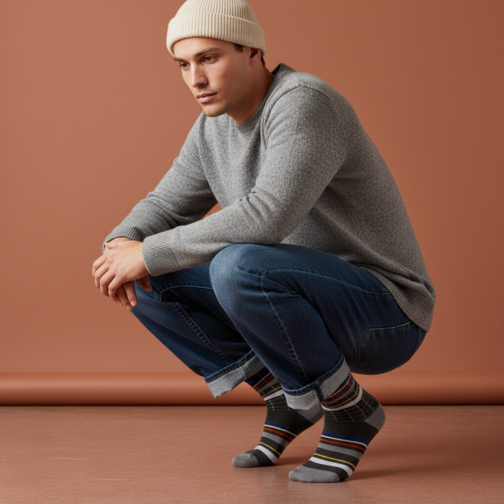 Pana økologiske bomuldsstrømper til herre