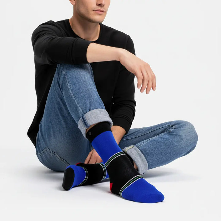 Quaoba – økologiske strømper med sporty design & knap SockiSocki