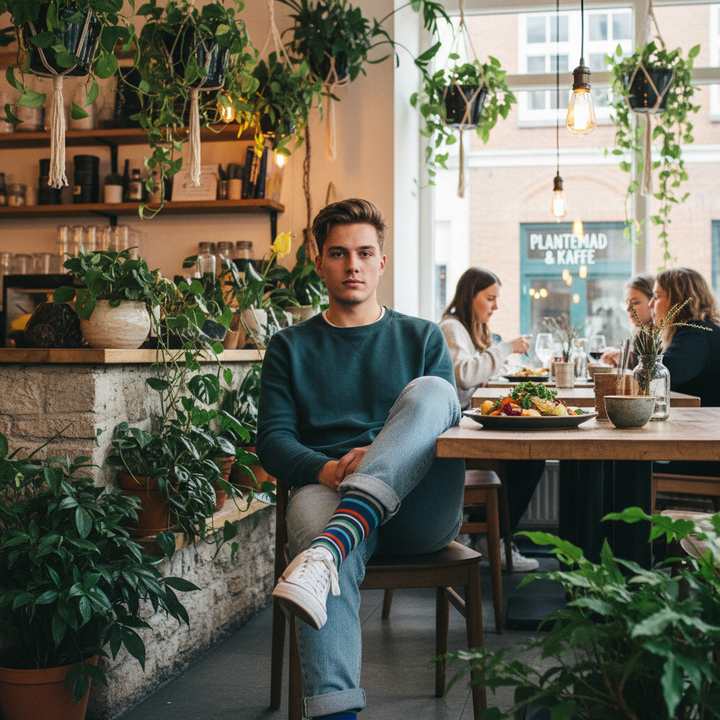 Sedna | Bambusstrømper med striber