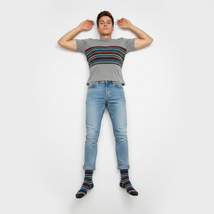 Sedna | Bambusstrømper med striber