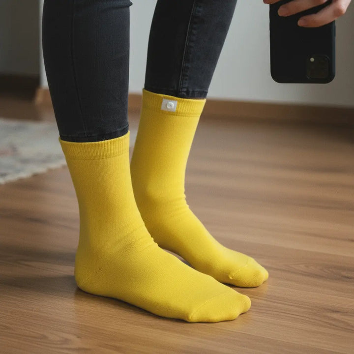 Gule Strømper | Økologisk Bomuld SockiSocki