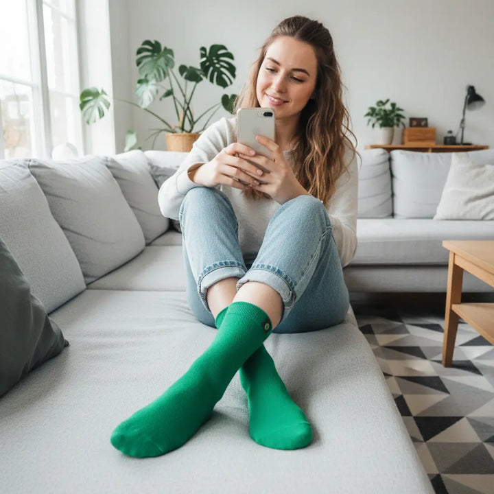 Grønne strømper | Bambus SockiSocki