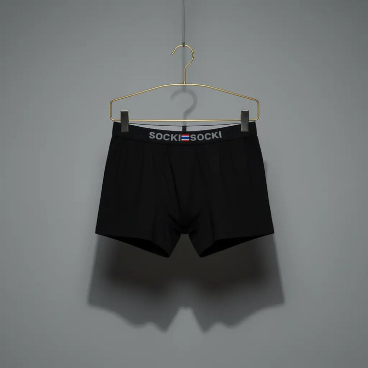 3 Pak | Boxershorts Sort | XXL SockiSocki