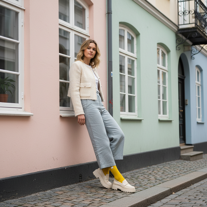 Gule Strømper | Bambus