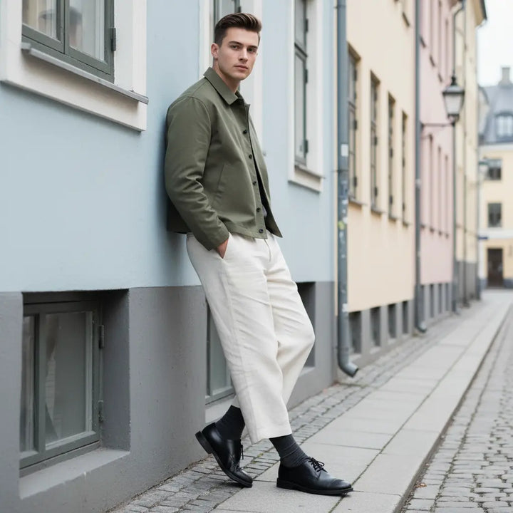 10 Boks Koksgrå Bambusstrømper | Sort knap | Str. 41-47 SockiSocki