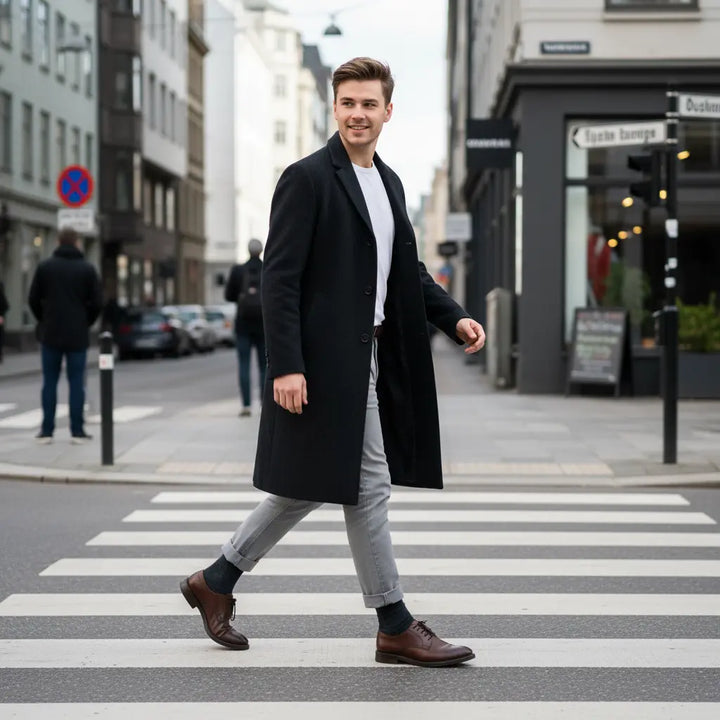 Koksgrå øko bomuldsstrømper SockiSocki