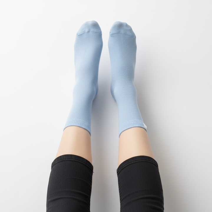 Lyseblå Strømper | Bambus