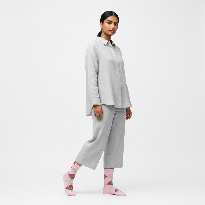 Spring | pink ternet strømper