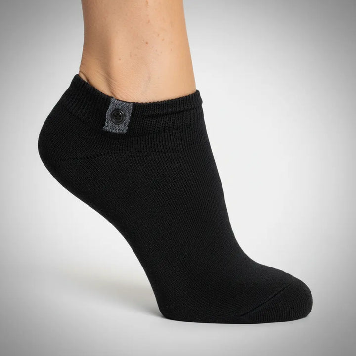 10 Par | Sorte ankelstrømper | Str. 36-41 SockiSocki