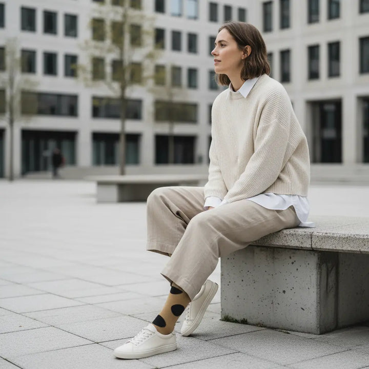Gravity | Sandfarvet strømper SockiSocki