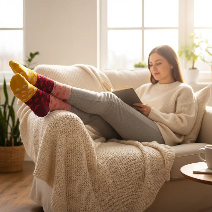 Molly | Hjerte strømper SockiSocki