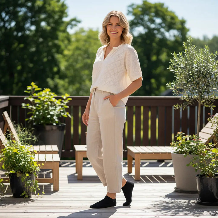 10 Par | Sorte ankelstrømper | Str. 36-41 SockiSocki
