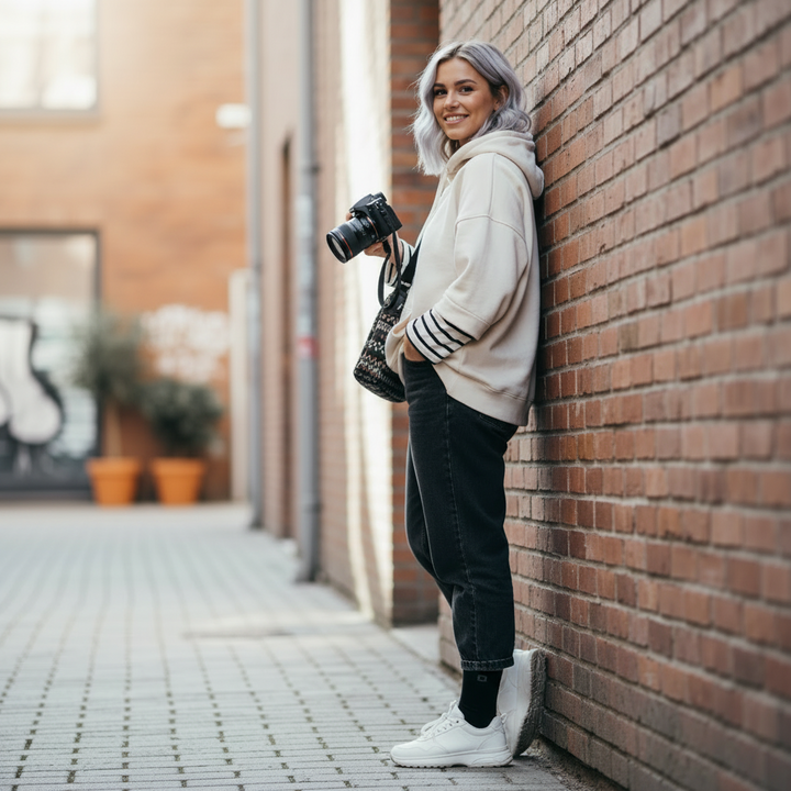 10 Boks Sorte Bomuldsstrømper | Sort knap | Str. 36-41