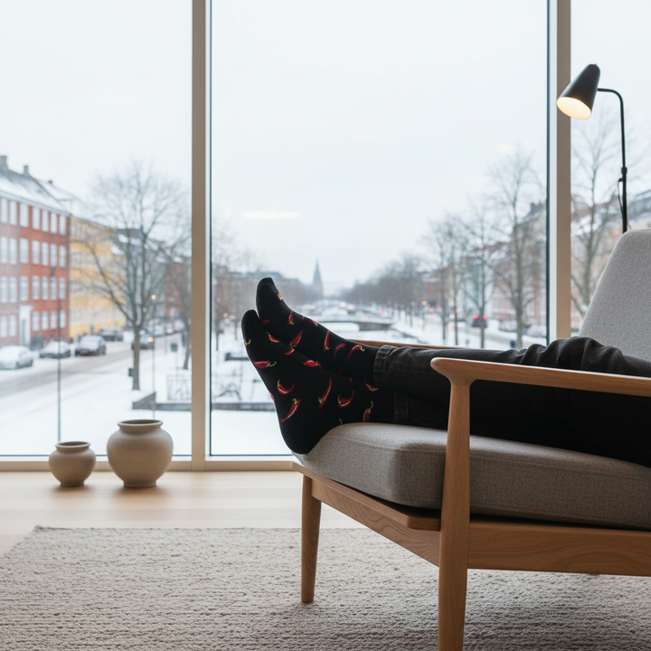 Chili | Strømper med chili