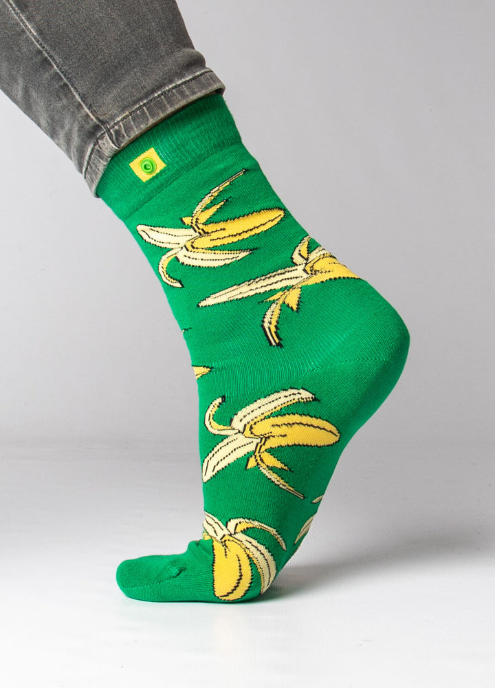 Strømper med bananer på 5