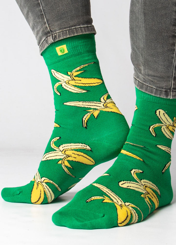 Strømper med bananer på 1