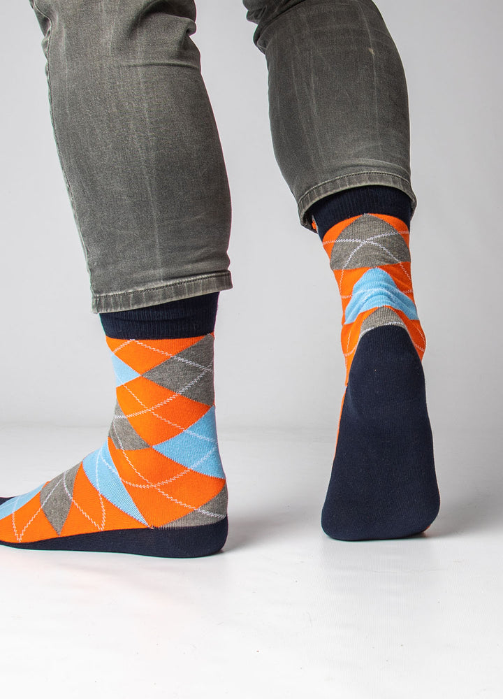 Økologiske herre strømper 7