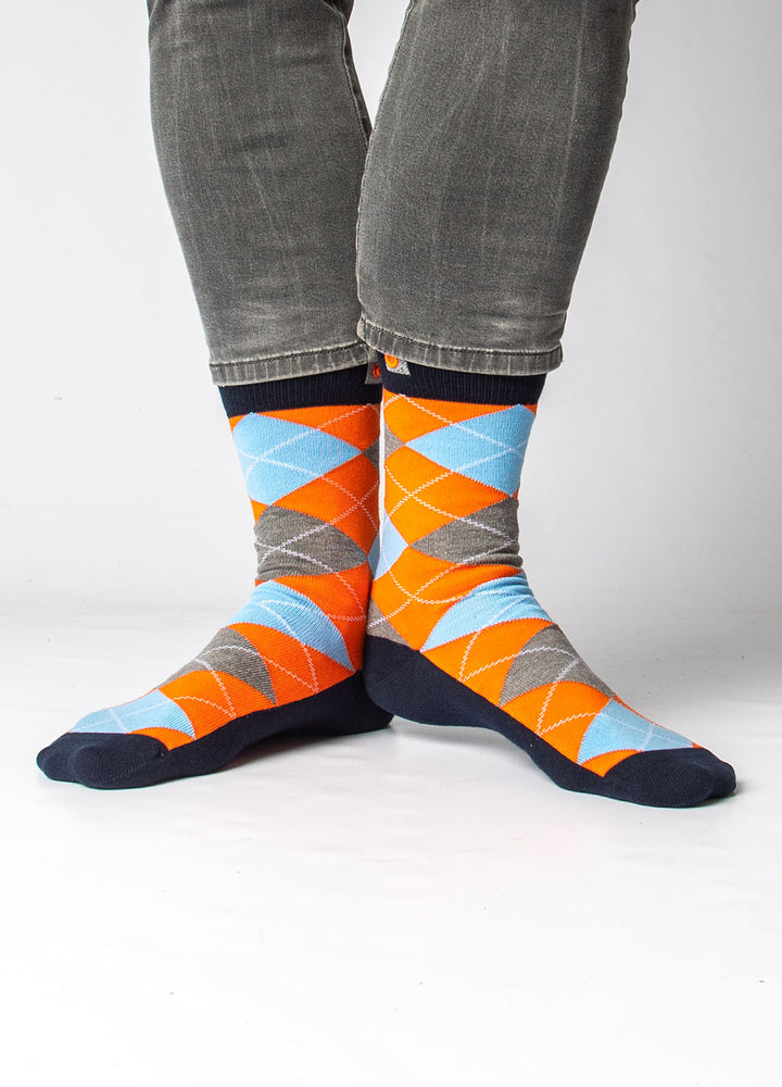 Økologiske herre strømper 8