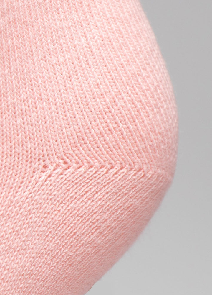 Rosa strømper i økologiske bomuld 6