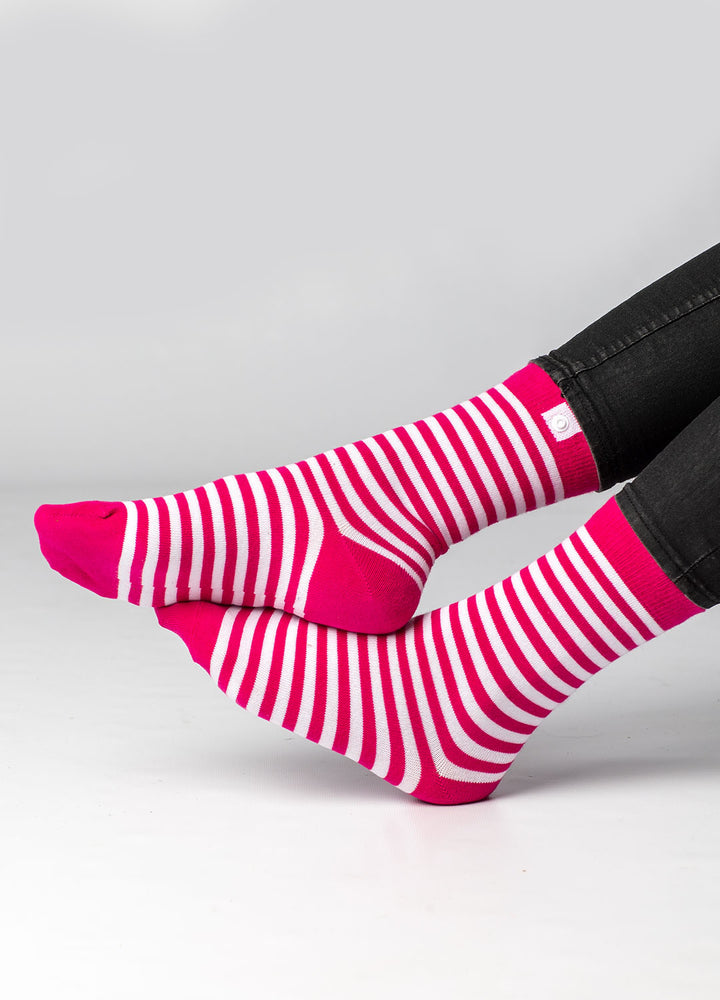 pink stribet strømper 5