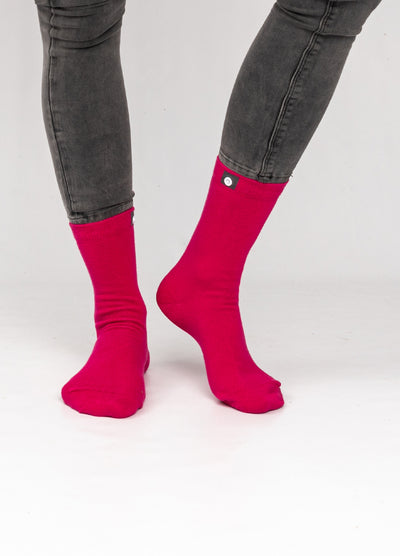Pink Strømper | Økologisk Bomuld