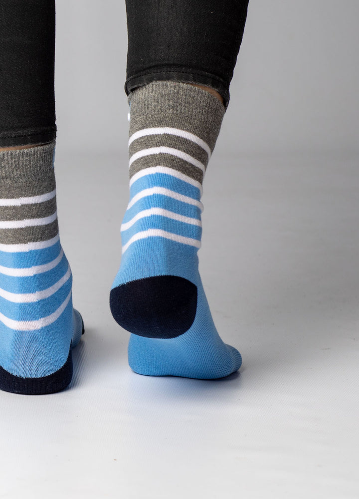 Lyseblå kvindestrømper 7